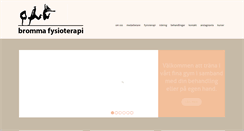 Desktop Screenshot of brommaplansfysioterapi.se